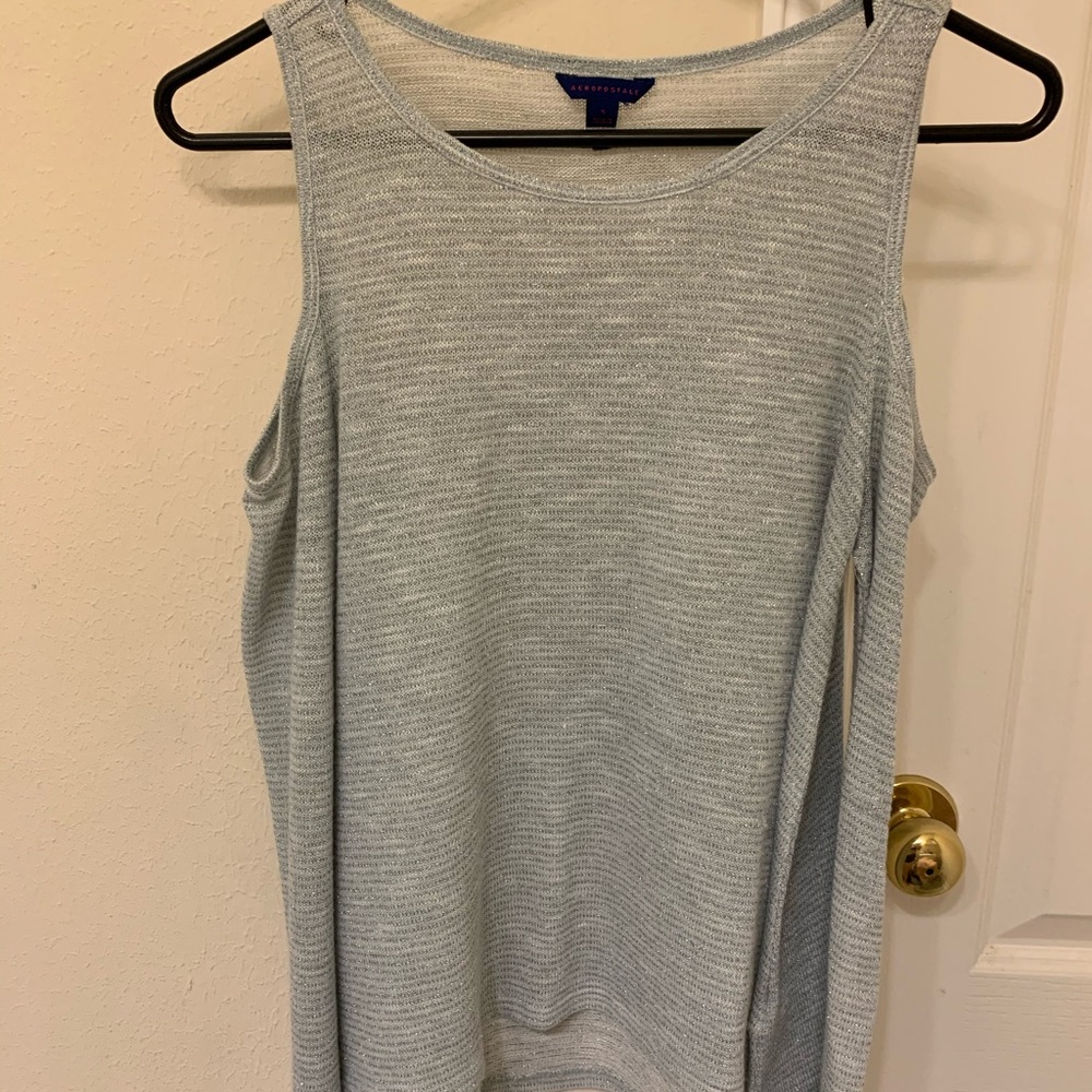 aeropostale cold shoulder top